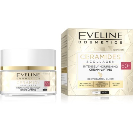Eveline Ceramides & Collagen 60+, day/night, 50 ml
