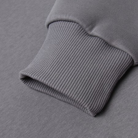 Women's sweatshirt was laid down, dark gray color, size 42-46 (One size)-4