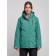 Ski jacket female winter, size 52, green color