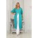 Cardigan female, size 58, green color