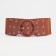 Women's belt, width 10 cm, metal buckle, grirts, redhead