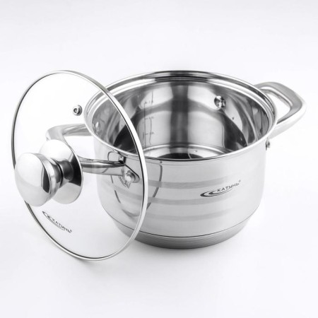 Elis pan, 2.5 l, d = 18 cm, capsule, glass cover-1