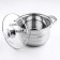 Elis pan, 2.5 l, d = 18 cm, capsule, glass cover