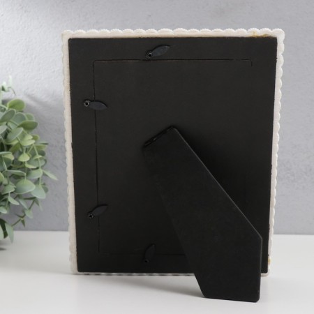 Photo frame Polystone 13x18 cm "Opener" Snow White 23x18 cm-3