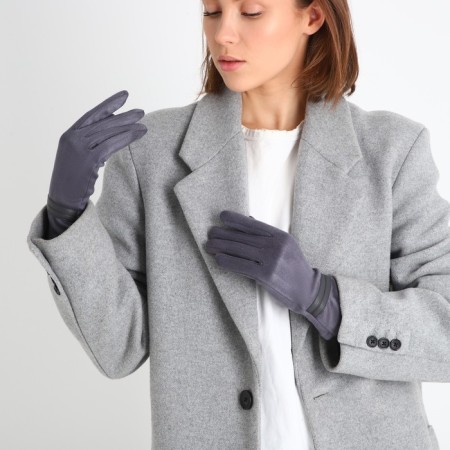 Gloves are female, dimensionless, without insulation, color gray color-3