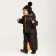 Combineson for children, black/orange color, height 98 cm