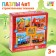 Puzzles 4 in 1 "Construction equipment", 4, 6, 9, 12 elements