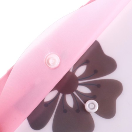 Folder-convert on the button, A4, 180 microns, "Flowers", mix-2