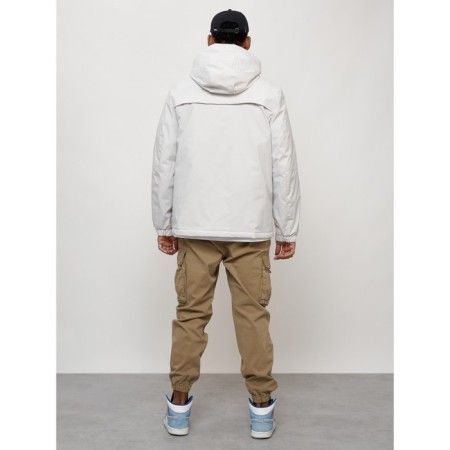 Male spring jacket, size 56, light gray color-3