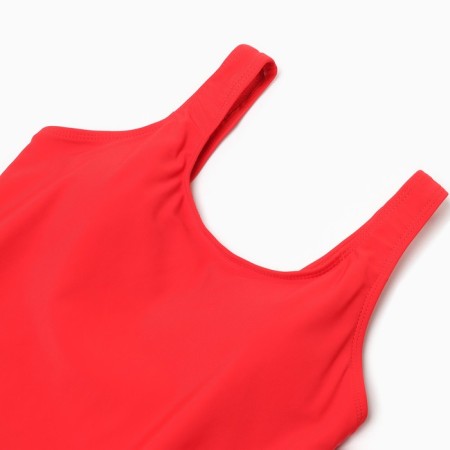 Swimsuit Women's Assigned plain minku, red color, size 46-5