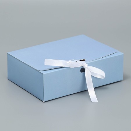 Gift folding box, packaging, “blue”, 16.5 x 12.5 x 5 cm-2