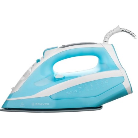 Iron Brayer BR4000, 2600 W, ceramic sole, 25 g/min 360 ml, turquoise-3