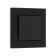 Capes on the passage Tot Matte Glass, 10 a, 1 cl., Hidden, glass, black