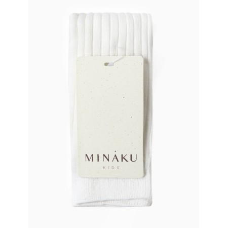 Children's leggings with Minaku straps, central white, height 74-80-3