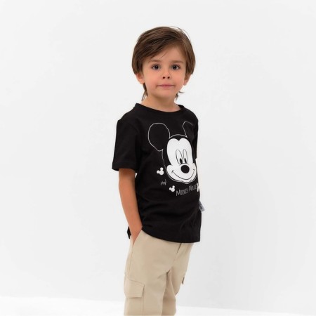 Children's T-shirt Disney "Mickey Mouse", height 110-116 (32), black-2
