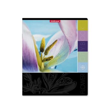 A notebook of 96 sheets in the Erichkrause "Color Palette", cover coated cardboard, selective UV-lak, mix-4
