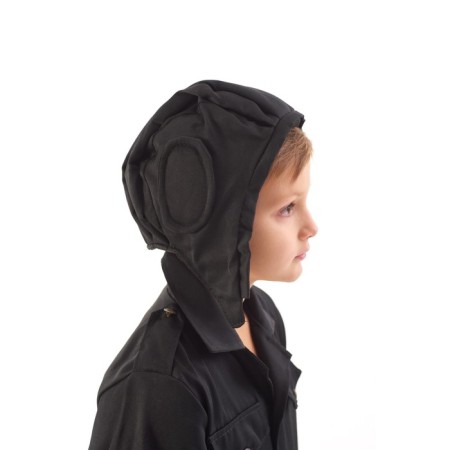 Carnival costume "Tanker", overalls, belt, helmet, 5-7 years old, height 122-134 cm-2