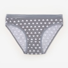 Panties female slips, gray color, rr 46-48