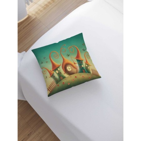 Pillowess decorative "Fairytale City", on a zipper, size 45x45 cm-1