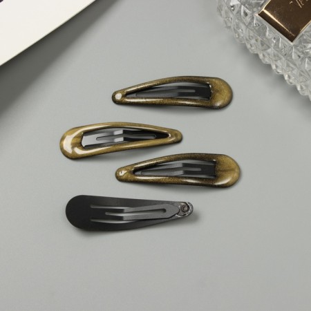 Invisible hair "Hadley" (set 4 pcs) 5 cm, brown-2