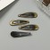 Invisible hair "Hadley" (set 4 pcs) 5 cm, brown