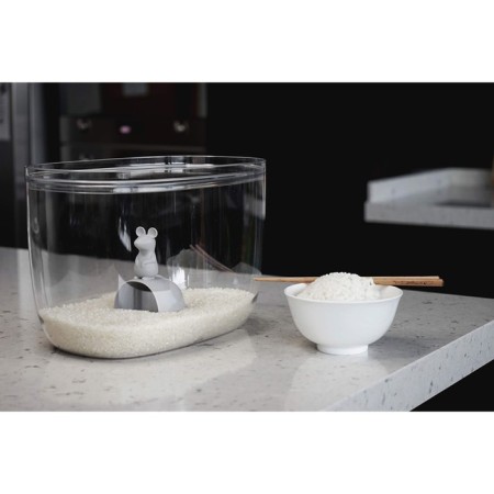 Container with a measured spoon Qualy Lucky Mouse, 7 L-1