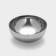 A stainless steel bowl with double walls "Trefort", 600 ml, D = 16 cm