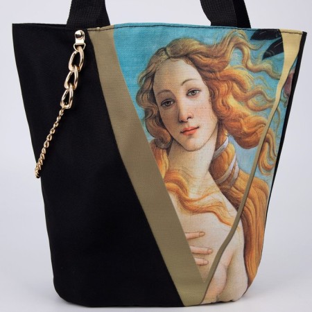 Bag-shoper Eva without lightning with lining, black color-5
