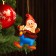 Toy on the Christmas tree "Character" Gnomik, 9.5x7cm