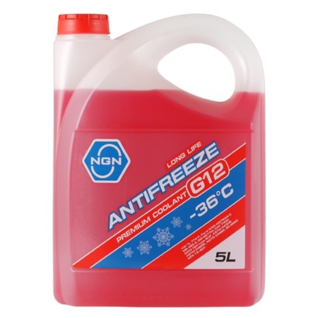 Antifreeze NGN G12 -36 C, red, 5 liters