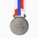 Medal thematic 194 "Gymnastics", silver, d = 5 cm