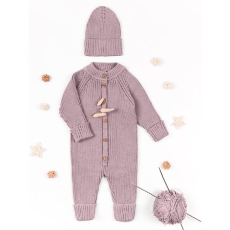 Cap with lapel Children's Amarobaby Pure Love Tot, size 40-42 cm, flower color-4
