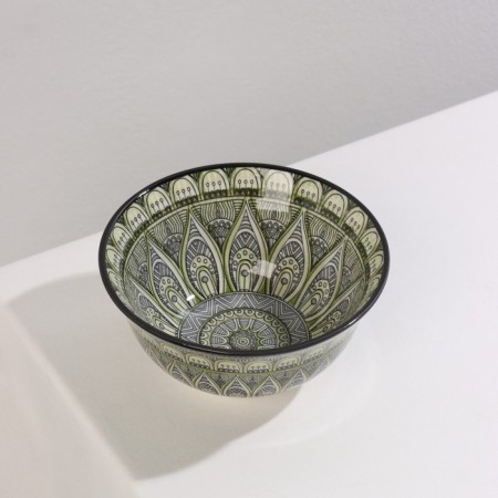 Boronnik ceramic share "Mirsoole", 350 ml, d = 12.5 cm, green color-1