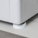 Set of anti -vibration stands "Dolyana", 4 pcs, round, white color