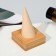 Standing under a ring 5 × 5 × 8 cm, cone, beige color