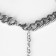 Bracelet "Gladiator" wide weaving, color silver, 18 cm