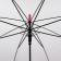 Umbrella - a semiautomatic “style” cane, 8 spokes, r = 51 cm, red color