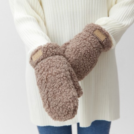 Women's mittens for lawsuit. Mehu Mist, rr. 26cm, brown