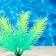 The plant is artificial aquarium, luminous, 10 cm, green