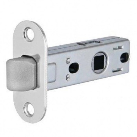 Sloped latch PL45-R20 SN, color matte nickel