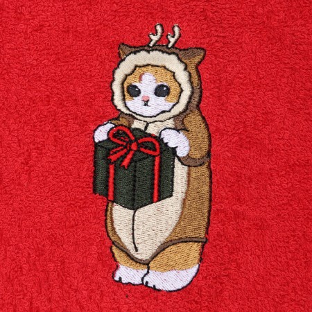 Набор в мешочке Этель "Sweet cat": полотенце 35х60см, тёрка 7,7х3,7х3см-2