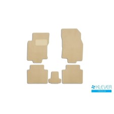 Коврики в салон Klever Premium Nissan X-Trail 2014-2016, внед., 5 шт. (текстиль, бежевые)