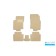 Rugs in the cabin Klever Premium Nissan X-Trail 2014-2016, introduction., 5 pcs. (textiles, beige)