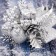 Decor "Winter Fairy Tale" bump leaves tape, 15 cm, silver