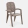 Set of garden furniture "Provence": table round diameter 65 cm + 2 chairs, mokko