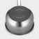 Stainless steel bucket with a long handle, 2.1 l, d = 18 cm, metal handle, silver color