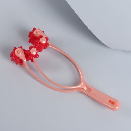 Facial masster "Four wheels", 25 × 9 × 7 cm, orange/red color-1