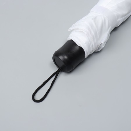 Mechanical umbrella "plain", 3 additions, 8 spokes, r = 48 cm, white color-7