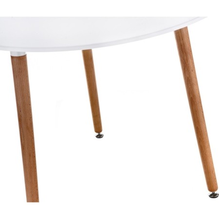 Wooden table Lorini Buka array, natural 80x80x73 cm-2