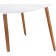 Wooden table Lorini Buka array, natural 80x80x73 cm